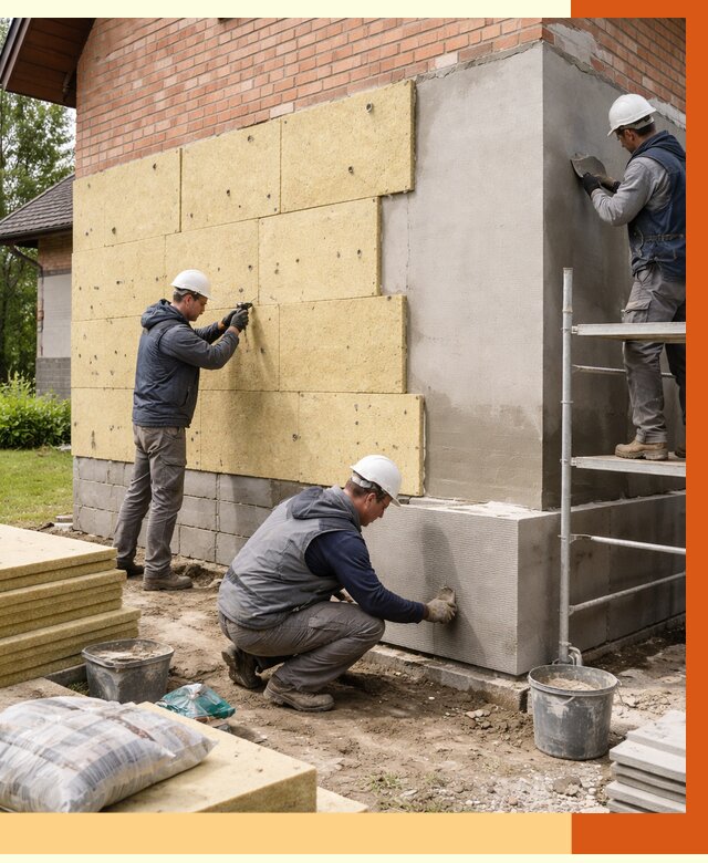 Утепление частного дома в Лесосибирске под ключ от 7811 руб/м2 — недорого | ТепломастерЛсс