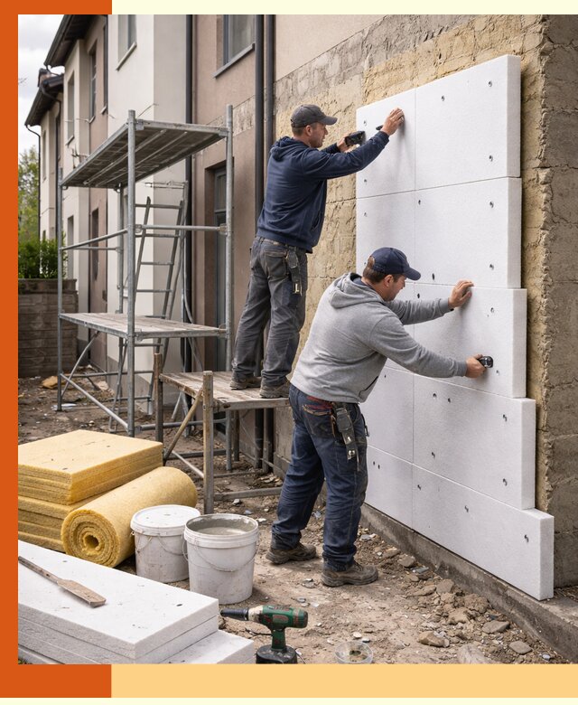 Утепление таунхауса с гарантией комфорта в Лесосибирске