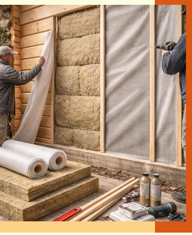 Утепление дома из минибруса в Лесосибирске от 4687 руб/м2 — заказать профессионально | ТепломастерЛсс