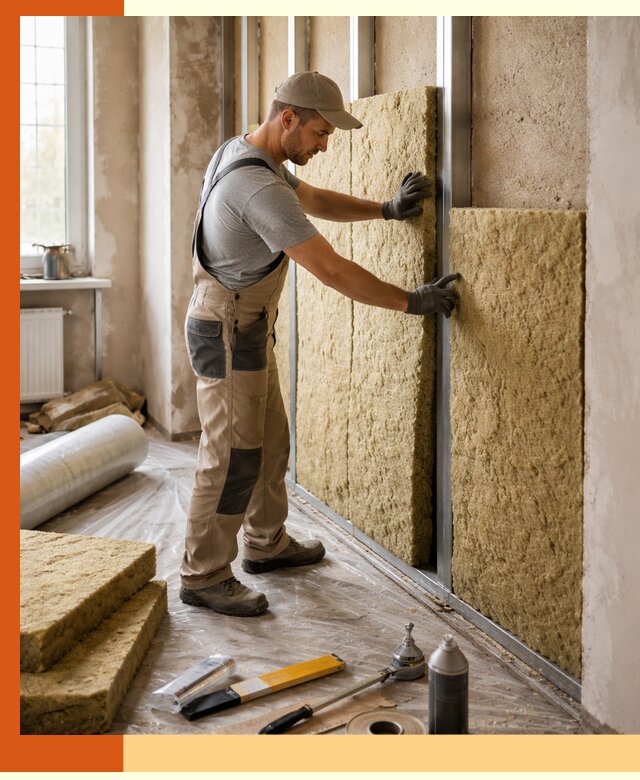 Утепление квартиры в Лесосибирске — комплексная теплоизоляция стен и полов