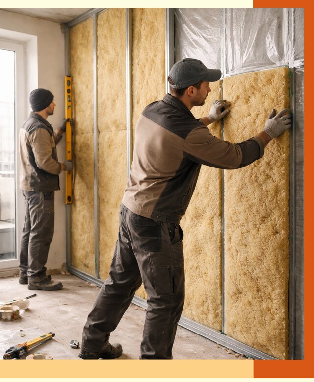 Утепление квартиры изнутри в Лесосибирске от 4531 руб. за м2 | Проф. работы ТепломастерЛсс