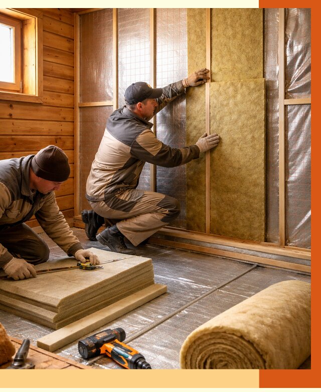 Утепление бани изнутри в Лесосибирске под ключ от 4374 руб./м² | ТепломастерЛсс