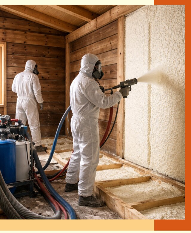 Утепление бани ппу в Лесосибирске под ключ от 4374 руб./м2 | ТепломастерЛсс - напыление и монтаж ппу