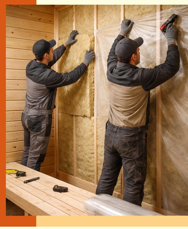 Профессиональное утепление сауны в Лесосибирске с гарантиями качества