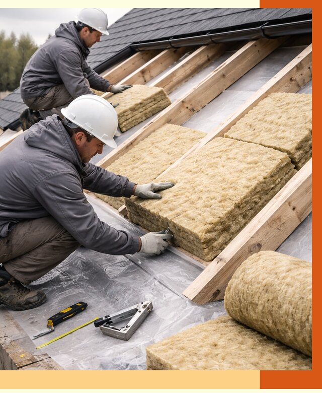 Утепление крыши в Лесосибирске от 1927 руб./м2 — комплексное утепление кровли | ТепломастерЛсс