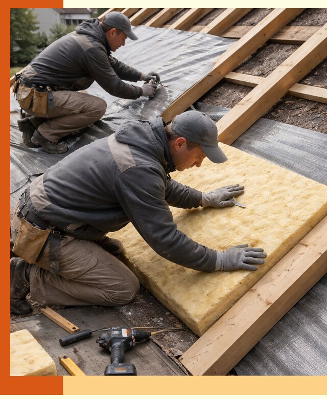 Профессиональное утепление крыши в Лесосибирске качественно и надежно