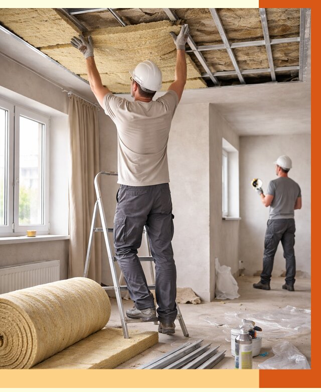 Утепление потолка в частном доме в Лесосибирске от 989 руб./м² — работы под ключ | ТепломастерЛсс