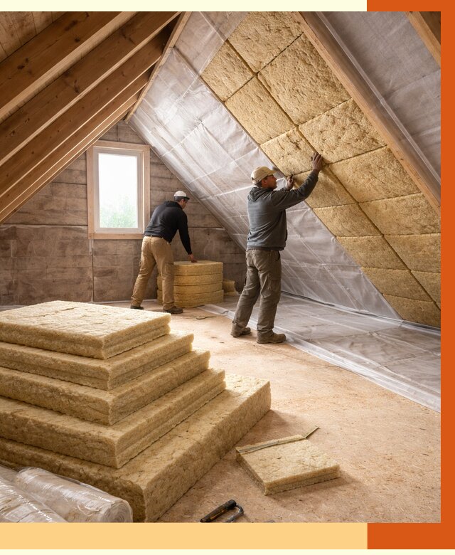 Утепление мансарды в Лесосибирске от 2604 руб/м2 — комплексно и под ключ | ТепломастерЛсс