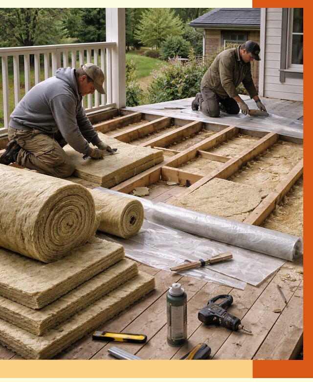 Утепление террасы в Лесосибирске от 4374 руб./м2 — утеплить террасу под ключ | ТепломастерЛсс