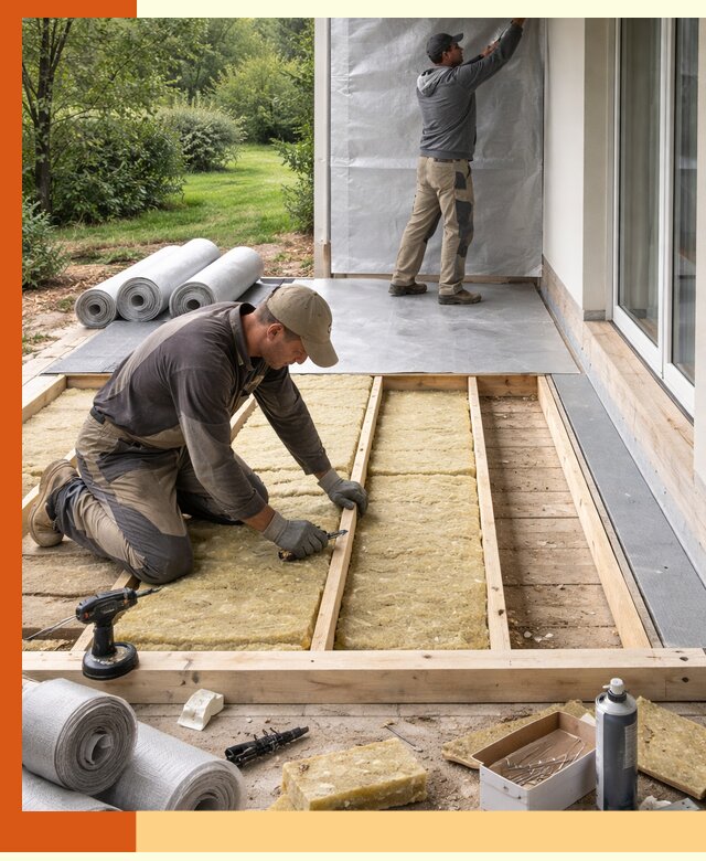 Утепление террасы в Лесосибирске — тепло и защита круглогодично