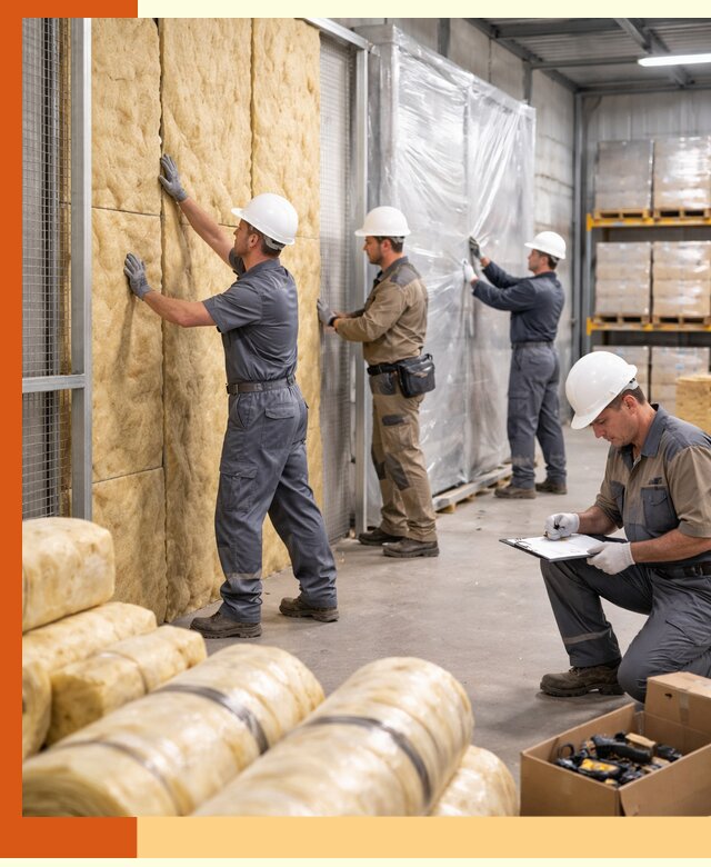 Утепление склада готовой продукции в Лесосибирске качественно и быстро