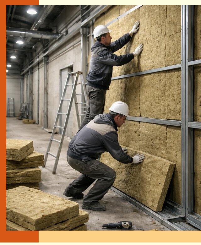 Утепление цеха под ключ в Лесосибирске с гарантией качества