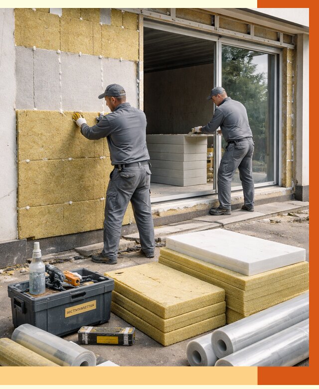 Утепление торгового павильона в Лесосибирске от 15102 руб./м² под ключ | ТепломастерЛсс