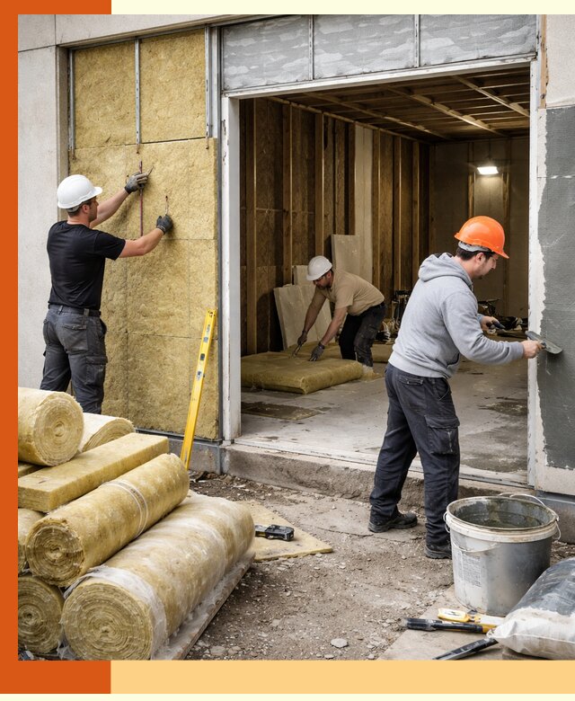 Утепление торгового павильона в Лесосибирске — качественно и энергоэффективно