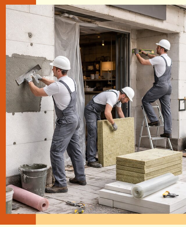 Утепление кафе в Лесосибирске: профессиональная теплоизоляция и монтаж