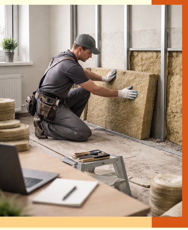 Утепление офиса в Лесосибирске от 4687 руб/м2 — комплексное утепление офиса под ключ | ТепломастерЛсс