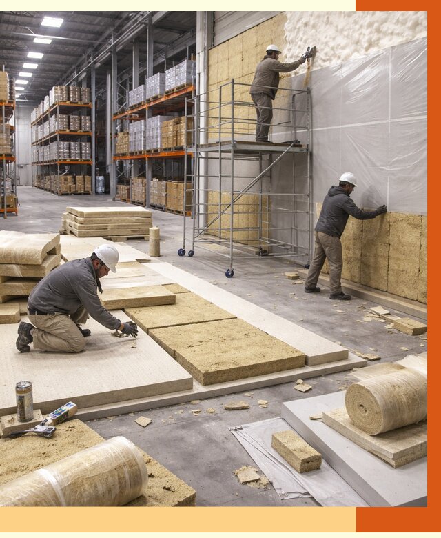 Утепление складского терминала в Лесосибирске от 7811 руб./м² под ключ | ТепломастерЛсс