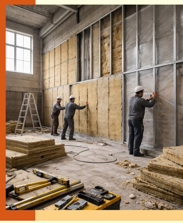 Утепление спортивного зала в Лесосибирске качественно и недорого