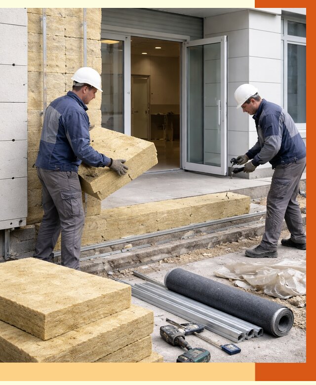 Утепление медицинского центра в Лесосибирске под ключ от 13019 руб./м² | ТепломастерЛсс