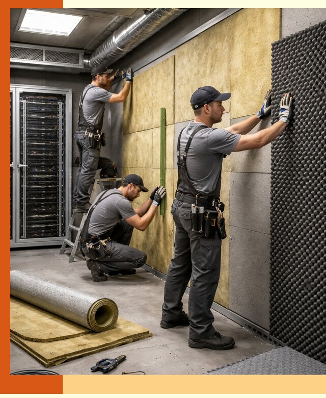 Утепление серверной комнаты профессионально в Лесосибирске