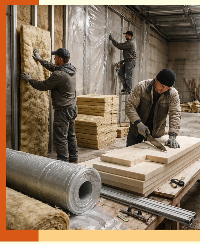 Утепление торгового склада в Лесосибирске с энергоэффективными решениями