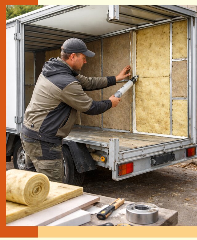 Профессиональное утепление прицепа в Лесосибирске для любых условий