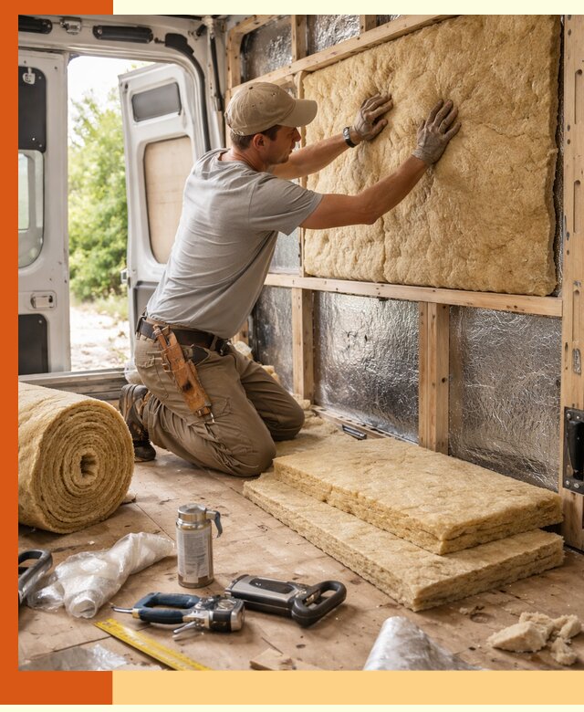 Утепление кемпера под ключ в Лесосибирске с гарантией качества