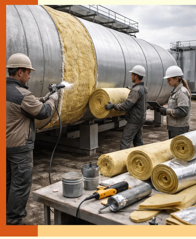Утепление цистерны в Лесосибирске — утеплители и монтаж под ключ