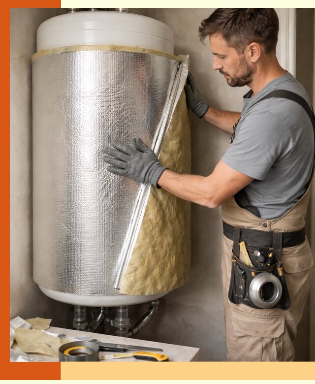 Утепление бойлера в Лесосибирске для снижения теплопотерь и экономии энергии