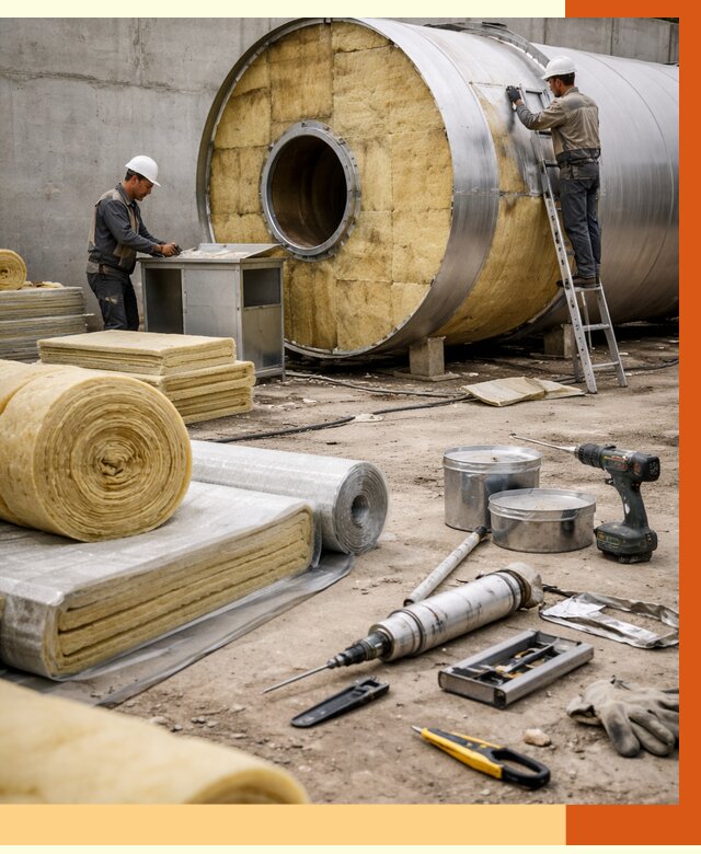 Утепление резервуара с топливом в Лесосибирске от 28641 руб. под ключ | ТепломастерЛсс