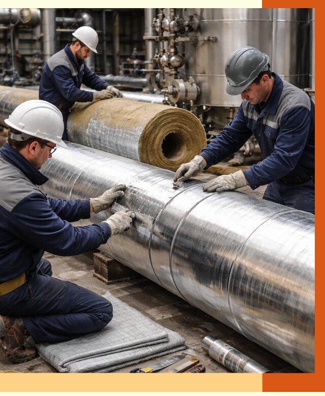 Утепление технологического оборудования в Лесосибирске от 4374 руб. за м2 | ТепломастерЛсс