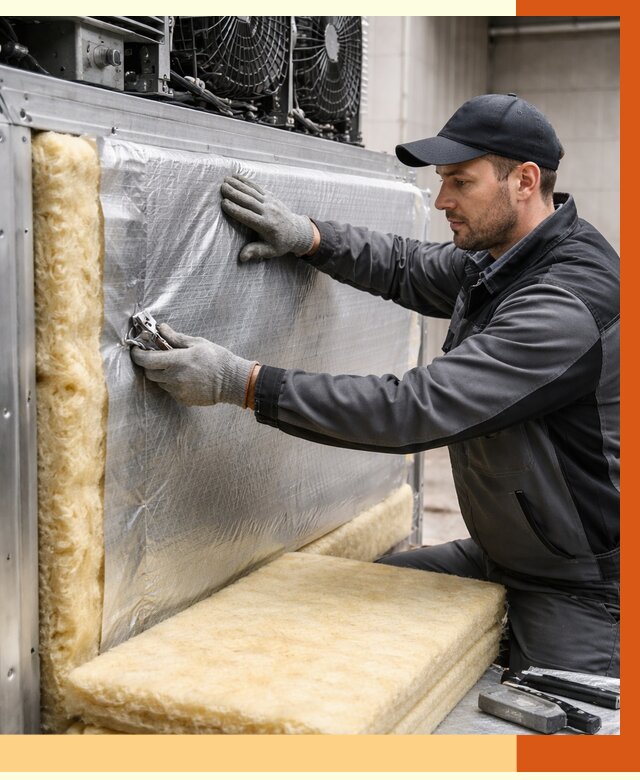 Утепление холодильного агрегата в Лесосибирске от 8853 руб. под ключ | ТепломастерЛсс