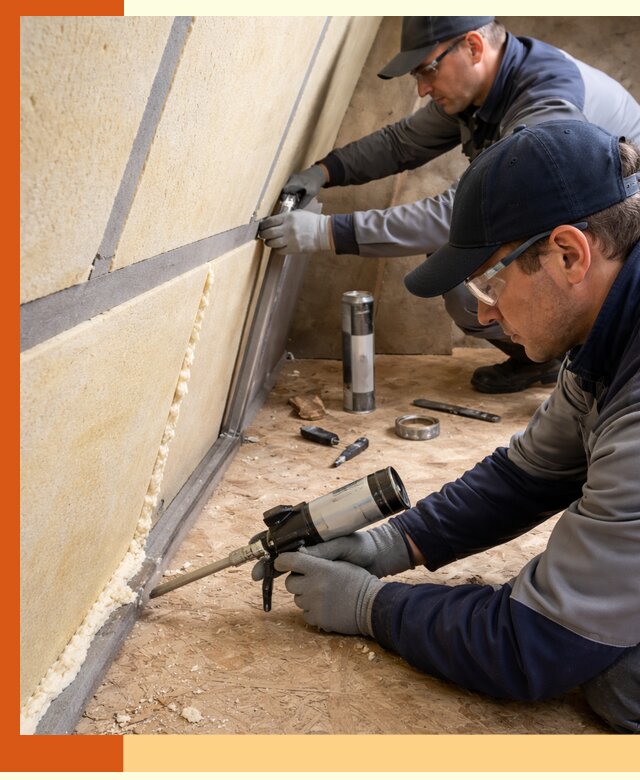 Герметизация стыков ППУ в Лесосибирске — надежное уплотнение швов