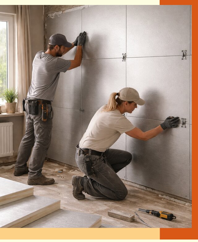 Утепление PIR панелями в Лесосибирске от 4374 руб. под ключ | ТепломастерЛсс