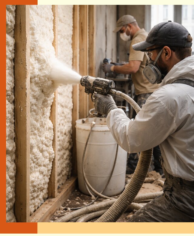 Утепление пеноизолом жилых и коммерческих объектов в Лесосибирске