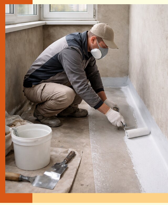 Утепление балкона жидкой теплоизоляцией в Лесосибирске