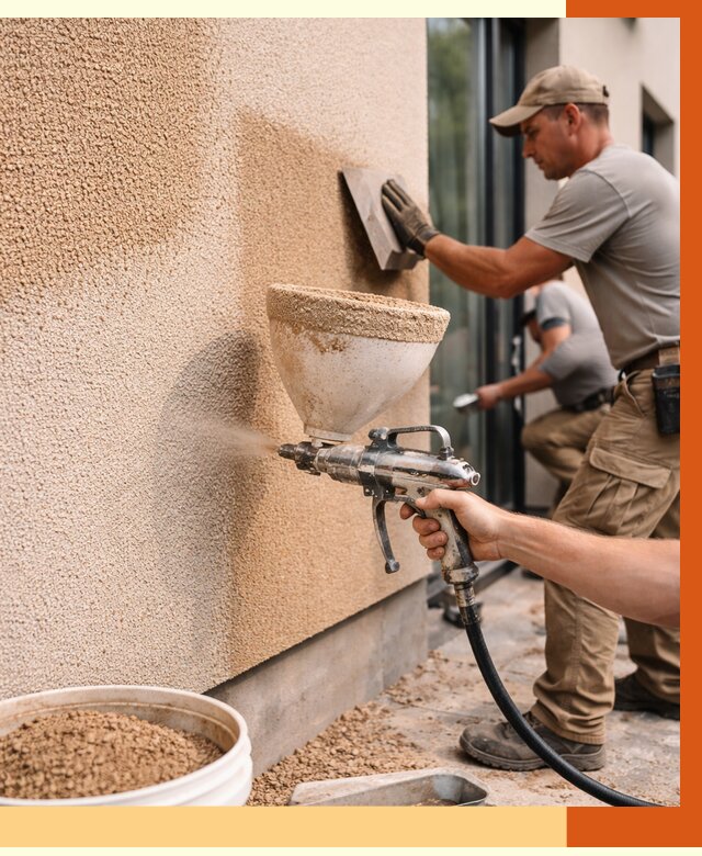 Утепление фасада жидкой пробкой в Лесосибирске от 4999 руб./м² под ключ | ТепломастерЛсс