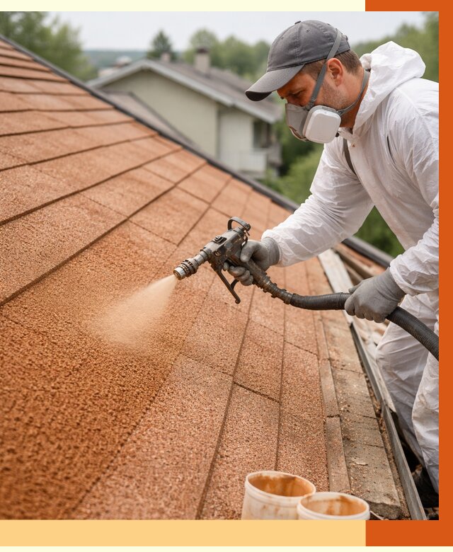 Утепление кровли жидкой пробкой в Лесосибирске от 2812 руб./м² под ключ | ТепломастерЛсс