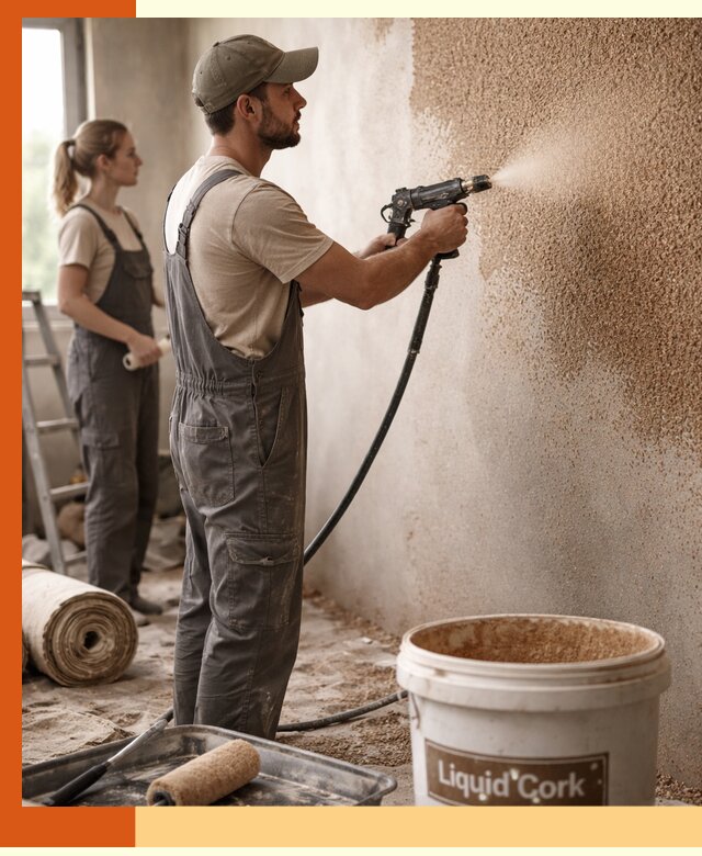 Утепление стен жидкой пробкой в Лесосибирске эффективное и долговечное