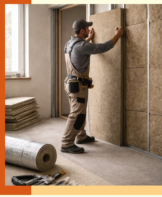 Шумоизоляция дома в Лесосибирске — комплексная защита от шума