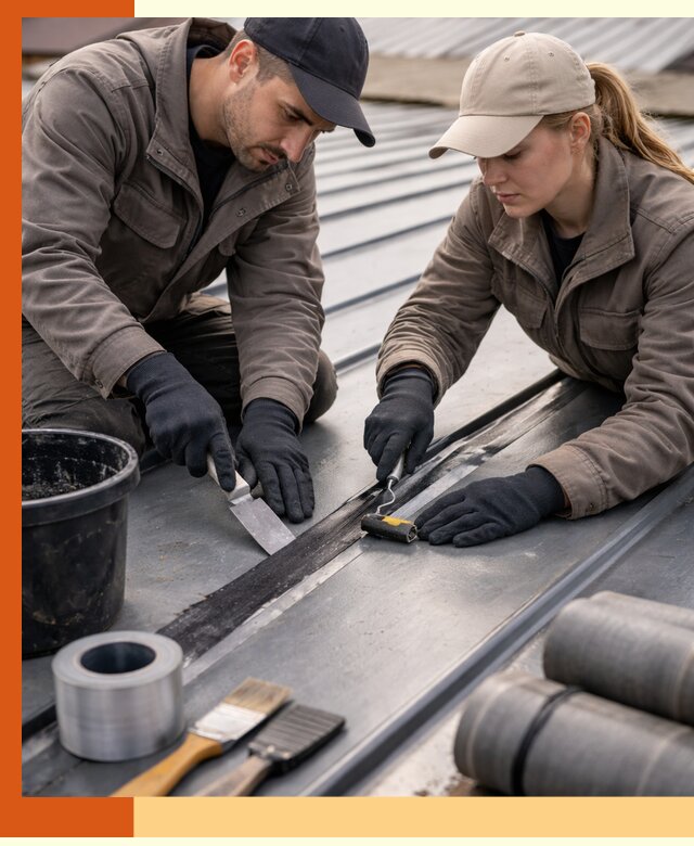 Гидроизоляция фальцевой кровли в Лесосибирске качественно и надежно