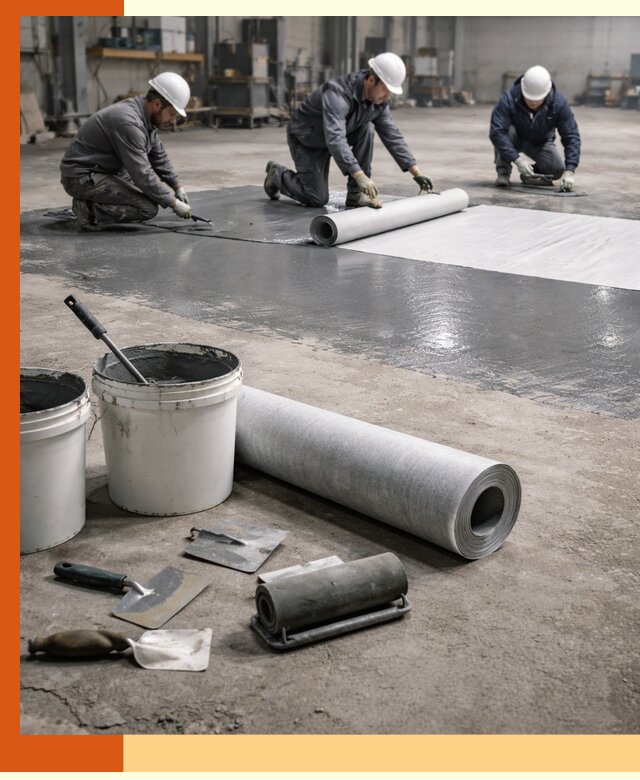 Гидроизоляция промышленного пола в Лесосибирске — защита и долговечность