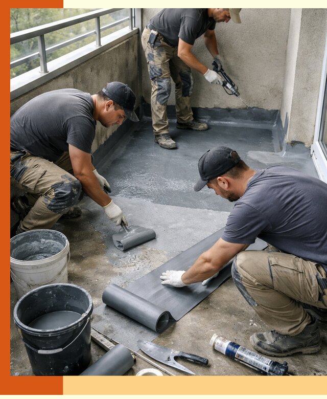 Гидроизоляция балкона в Лесосибирске: надежная защита от протечек