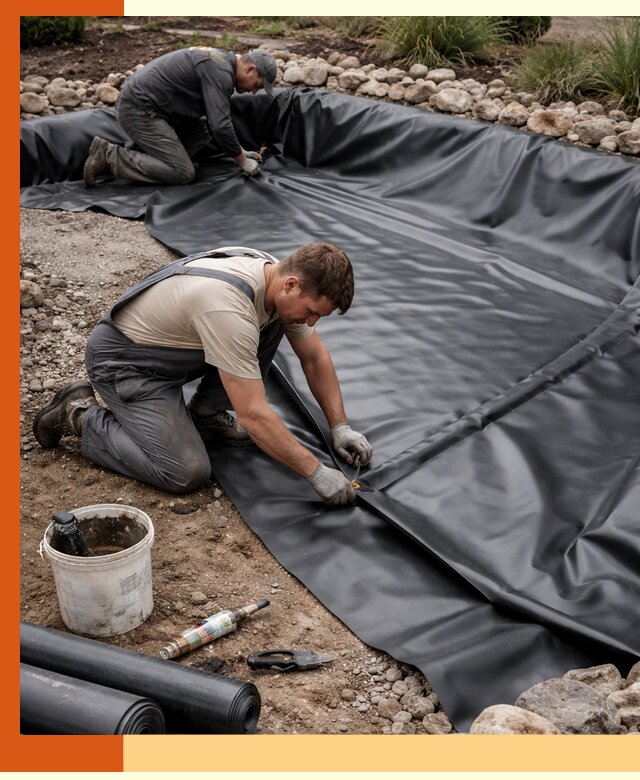 Гидроизоляция пруда в Лесосибирске: надежная защита и герметизация