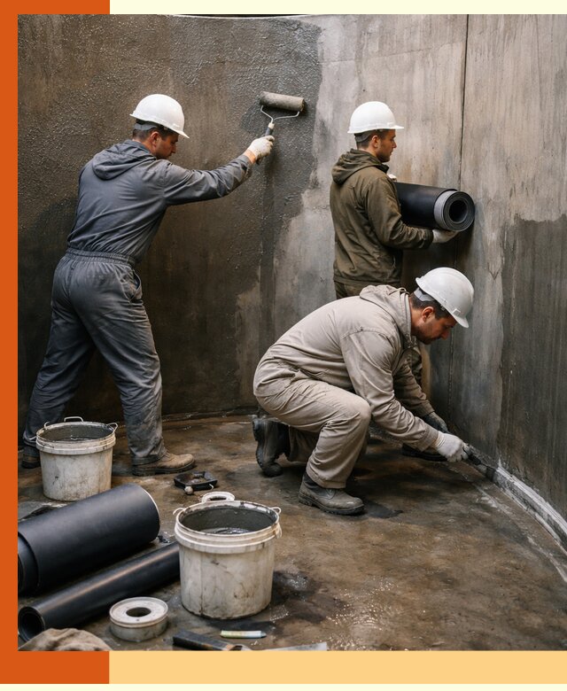 Гидроизоляция резервуара профессионально в Лесосибирске