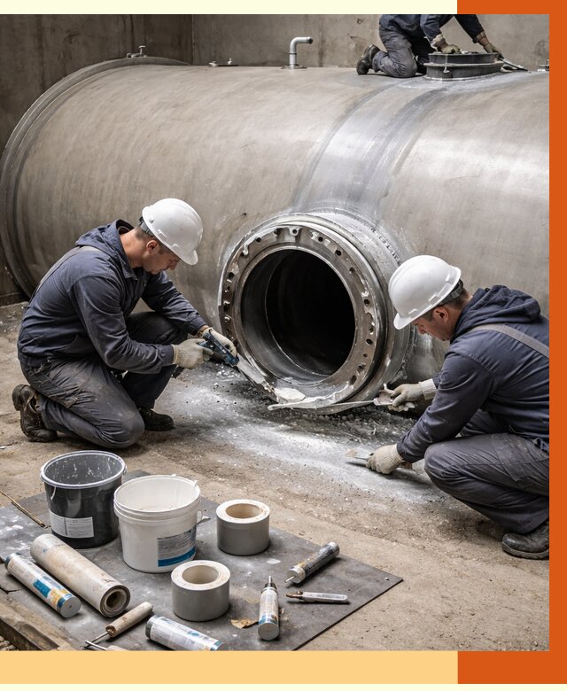 Гидроизоляция резервуара с топливом в Лесосибирске от 78113 руб. под ключ | ТепломастерЛсс