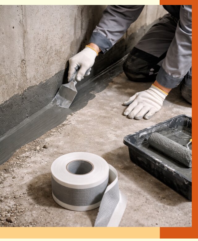 Гидроизоляция швов и герметизация стыков в Лесосибирске от 1302 руб. | ТепломастерЛсс