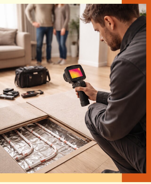 Тепловизионное обследование теплого пола в Лесосибирске от 4687 руб. — ТепломастерЛсс