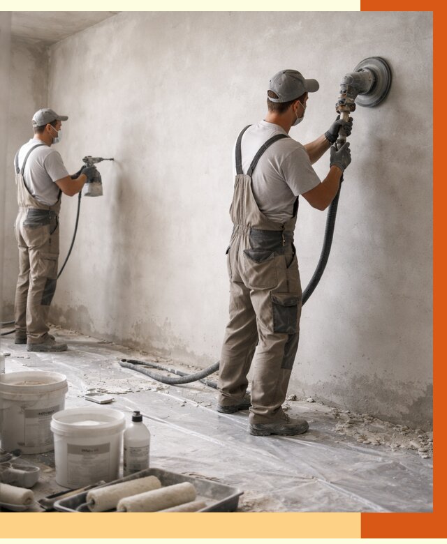 Подготовка поверхности под напыление в Лесосибирске от 1250 руб. — ТепломастерЛсс