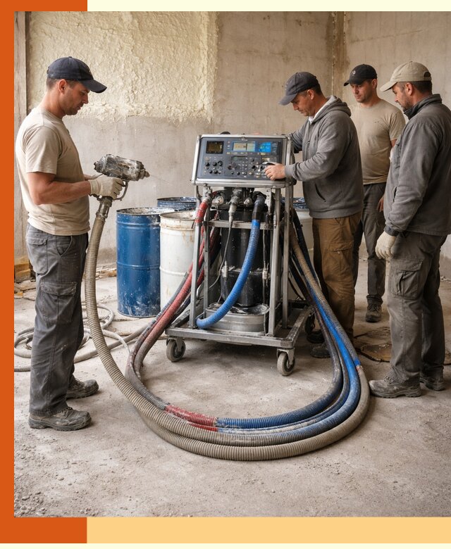 Аренда установки для напыления ППУ в Лесосибирске на выгодных условиях